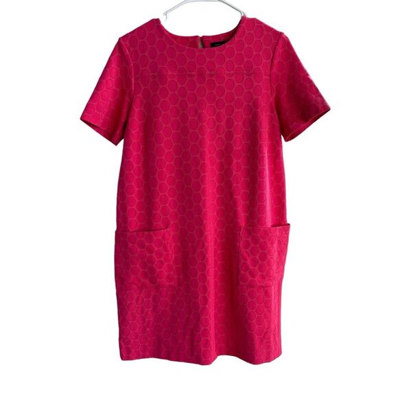 Marc by Marc Jacobs Hot Pink Textured Shift Dress S - Picture 1 of 7